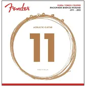 Fender 860CL Phosphor Bronze Dura-Tone Coated Acoustic Strings 11-52