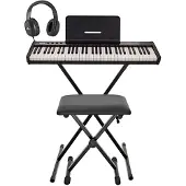 Gear4Music VISIONKEY-50 Portable Digital Keyboard Stand Pack