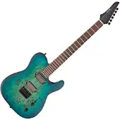 G4M 734 Pro Electric Guitar Galaxy Burl Burst