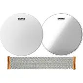 Evans Power Centre Reverse Dot Snare Drum Super 30 Upgrade Pack 14"