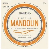 D'addario And Co STRINGS FOR MANDOLIN J74 PHOSPHOR BRONZE MEDIUM 11-40