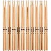Gear4Music 5B Nylon Tip Maple Drumsticks 10 Pack