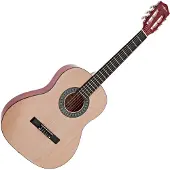 Gear4Music 3/4 Classical Guitar Natural by