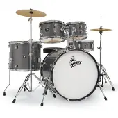 Gretsch drums Gretsch Renegade 22" Drum Kit with Hardware & Cymbals Grey Sparkle