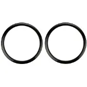 Drum Os 2" Sound Hole Rings Black