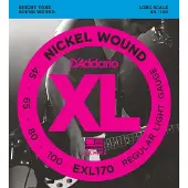 D'Addario EXL170 NICKEL WOUND LONG SCALE LIGHT 45-100
