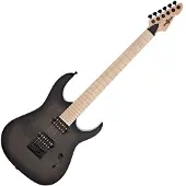 Gear4Music Harlem S Electric Guitar by Trans Black