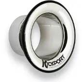 KickPort 4" Bass Drum Sound Hole - Chrome