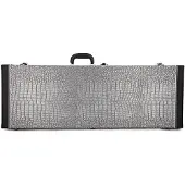 Gear4Music Deluxe Electric Guitar Case by Silver