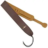 Gear4Music Deluxe Guitar Strap by Tan