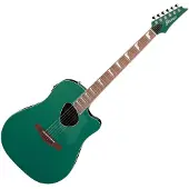 Ibanez Altstar Electro-Acoustic Jungle Green Metallic High Gloss