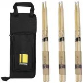 Promark Stick Bag & LA 2B Nylon Tip Drumsticks Bundle