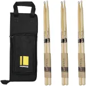 Promark Stick Bag & LA 7A Nylon Tip Drumsticks Bundle