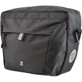 Agu Performance Stuurtas - Waterafstotende fietstas van gerecycled polyester - 3M reflectie - 4 liter - Zwart