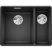 BLANCO Subline 340/160-F antraciet/anthracite man.