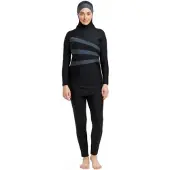Zoggs Meelup Modesty Swimsuit Zwart 38 Vrouw