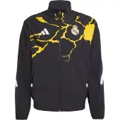 Adidas Sportjas 'Real Madrid Avengers Z.N.E. Anthem' geel / zwart / wit