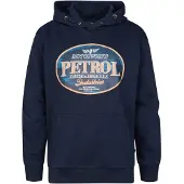 Petrol Industries Sweatshirt 'Obregón ' navy / petrol / lichtoranje