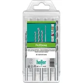 Heller ProXtreme 28264 2 Carbide Beton-spiraalboren set 5-delig 4 mm, 5 mm, 6 mm, 8 mm, 10 mm Driehoekschacht 1 set(s)