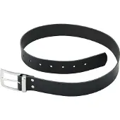 FHB Burkhard Leren riem, enkele doorn Zwart maat 115 cm uniseks