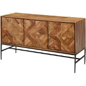 Wohnling Dressoir sheeshamhout 123 cm breed