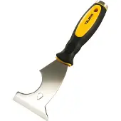 Tajima Multifunctioneel plamuurmes | breedte 75 mm | roestvrij staal met nageltrekker | 2C-heft | 1 stuk - SCR-M75 - SCR-M75