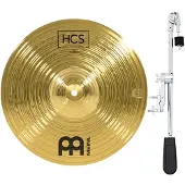 Meinl HCS 12 Splash & Gear4music Deluxe Weighted Cymbal Grabber Arm
