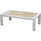 AVH-Collectie Ripasso lounge tuintafel latte aluminium teakblad 116x62xH38 cm