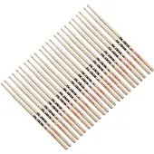 Vic Firth 7A Hickory Drumsticks 12 Pair Value Bundle