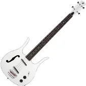Danelectro Red Hot Longhorn Bass White