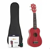 Gear4Music Ukulele Pack by Red