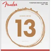 Fender Phosphor Bronze Akoestische Gitaar Snaren, Ball End, 60M .013-.056