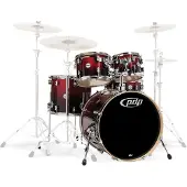 PDP Drums Concept Maple 22 CM5 Shell Pack Red/Black Sparkle