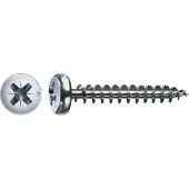 Spax Spaanplaatschroef voldraad Bolkop met Pozidriv 3x20mm Staal Elektrolytisch verzinkt