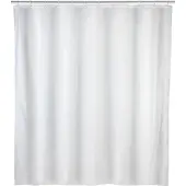 Wenko Douchegordijn polyester 180x200cm 100% polyester met anti schimmel behandeling Wit