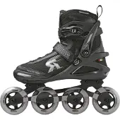 Roces PIC TIF 80 Skeelers - 4x80mm Wielen - Fitness Inline Skates - Zwart Grijs - Maat 44