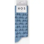 Heroes on Socks blauwe sokken met print