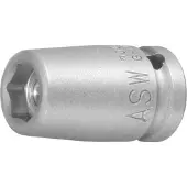 ASW Krachtdopsleutel 1/4" 13mm magneet ASW