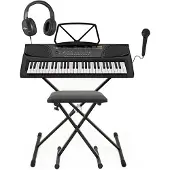 Gear4Music MK-1000 54-key Portable Keyboard by Stand Pack