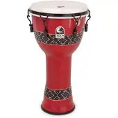 Toca Percussion Toca 12" Djembe Freestyle Mechanically Tuned. Bali Red
