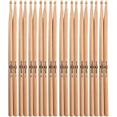 Gear4Music 7A Wood Tip Maple Drumstick 10 Pack