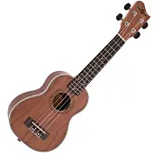 Gear4Music Koa Soprano Ukulele by