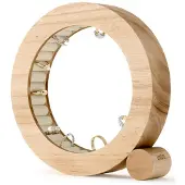 SmartaSaker Horlogebox + juwelenopslag, Sieradendoosje Ferris 19 x 4 cm, Natuur, Beige
