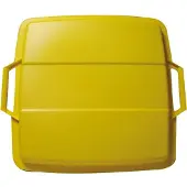 Graf Deksel voor afvalbakken 90 liter, geel