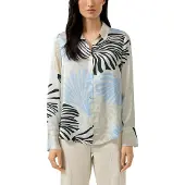 s.Oliver Black Label Blouse crème / hemelsblauw / zwart