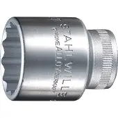 Stahlwille Dopsleutelbit | 1/2 inch 12-kant | sleutelwijdte 9 mm | lengte 38 mm | 1 stuk - 03010009 03010009