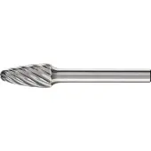 PFERD TOOLS 21117782 Freesstift Ronde boog Lengte 60 mm Afmeting, Ø 10 mm Werklengte 20 mm Schachtdiameter 6 mm