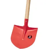 Ideal Frankfurter Schep Rood 270x290mm met Esdoorn Steel 130cm