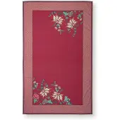 Pip studio Tafelkleed Flower Festival Dark Pink-150 x 250 cm