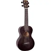 Mahalo Concert ukelele - MH2TBK - Hano Series - Transparant zwart - Met draagtas